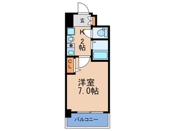 エスリード新梅田(902)の物件間取画像